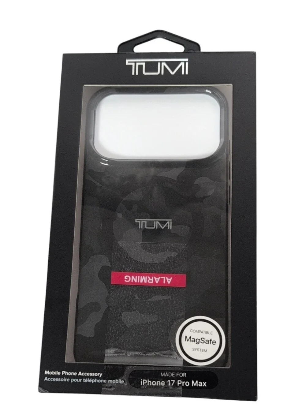 Tumi Black Camo iPhone 17 Pro Max Case